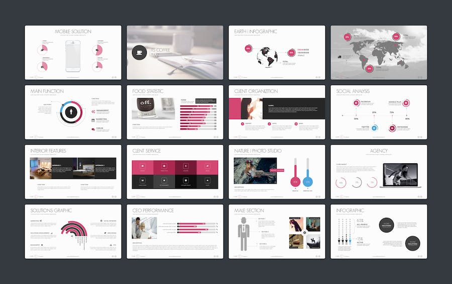 创意简约企业发展公司介绍商务PPT模板 - 顶尖PPT