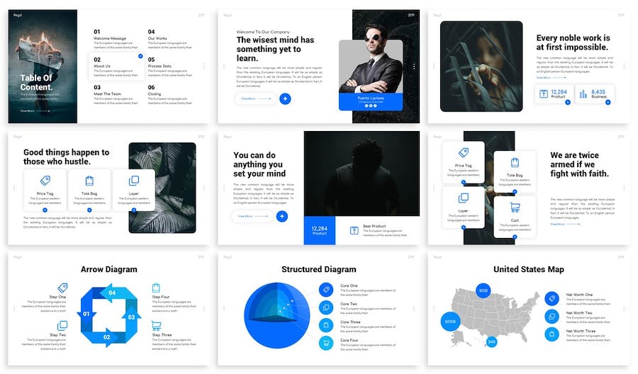 广告设计创意展示运营方案Keynote模板 - 顶尖PPT