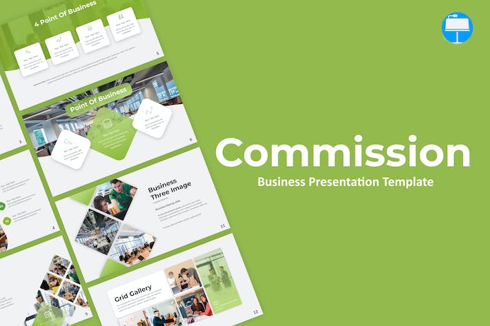 环保委员会商业主题keynote模板 - 顶尖PPT