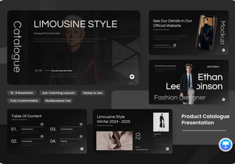 模特写真摄影keynote模板 - 顶尖PPT