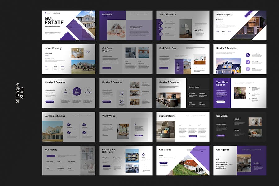 房地产项目销售推广宣传PPT模板 - 顶尖PPT