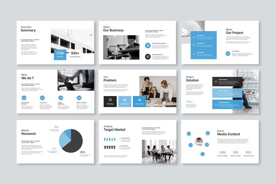 营销计划商业商务PPT模板 - 顶尖PPT