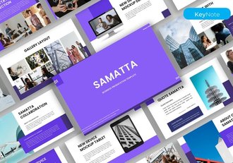 商业工作总结计划keynote模板 - 顶尖PPT