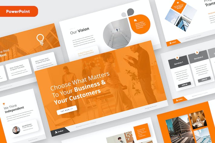 创意商业计划书项目推介PPT模板 - 顶尖PPT