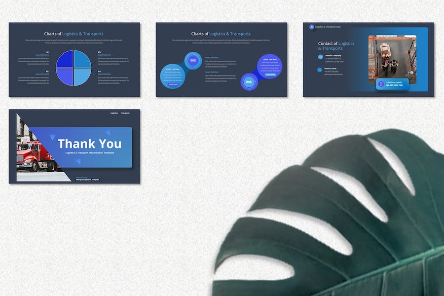 物流运输管理系统方案PPT模板 - 顶尖PPT