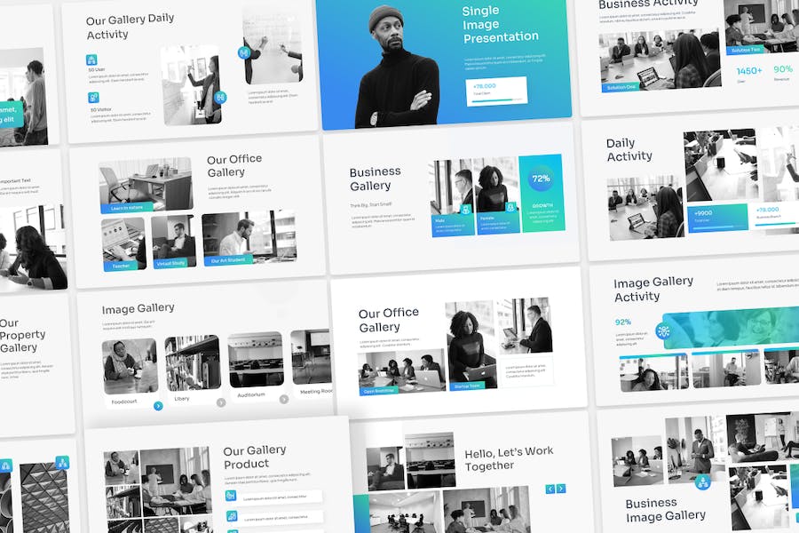 企业介绍团队展示公司内部环境展示PPT模板 - 顶尖PPT