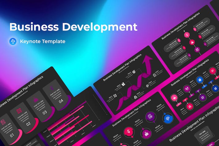 业务发展战略规划Keynote模板 - 顶尖PPT