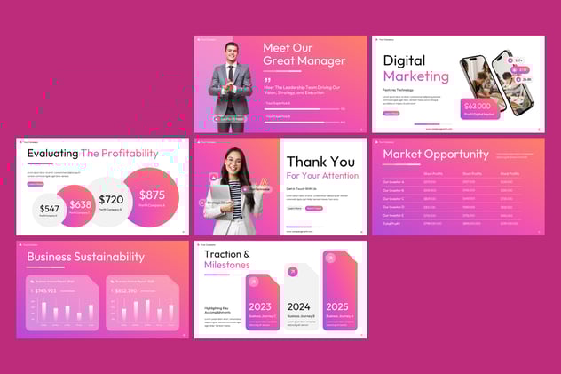 执行摘要记录PPT模板 - 顶尖PPT