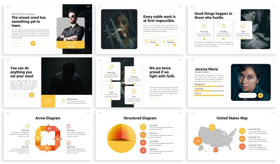 广告设计创意展示运营方案Keynote模板 - 顶尖PPT