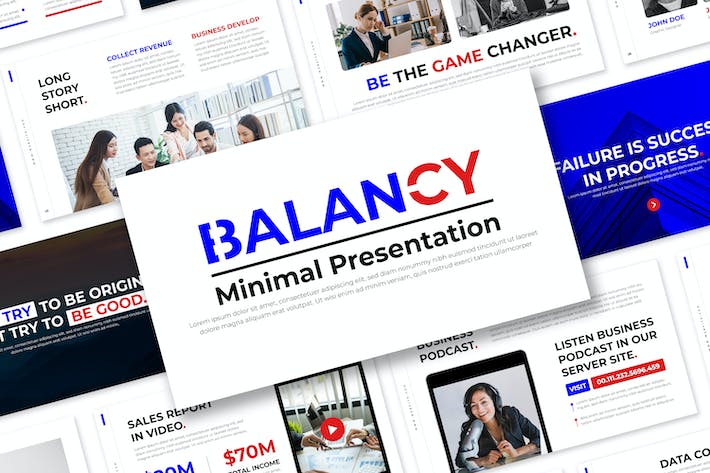 商务品牌建设方案展示PPT模板 Retry - 顶尖PPT