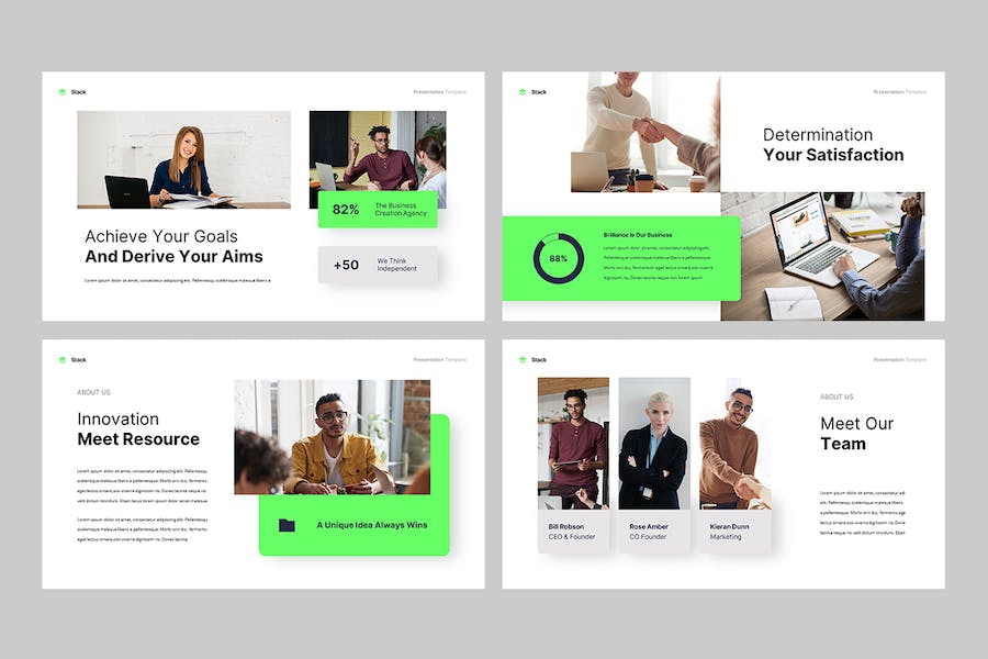 创业融资项目路演球场平台Keynote模板 - 顶尖PPT