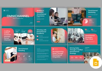 渐变色商务风格业务合作PPT模板 - 顶尖PPT