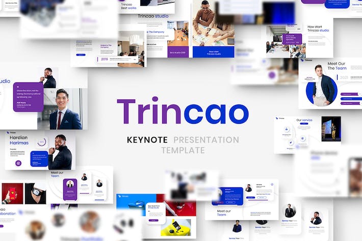 商务风格公司会议项目合作keynote模板 - 顶尖PPT