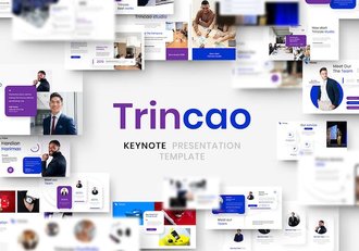 商务风格公司会议项目合作keynote模板 - 顶尖PPT