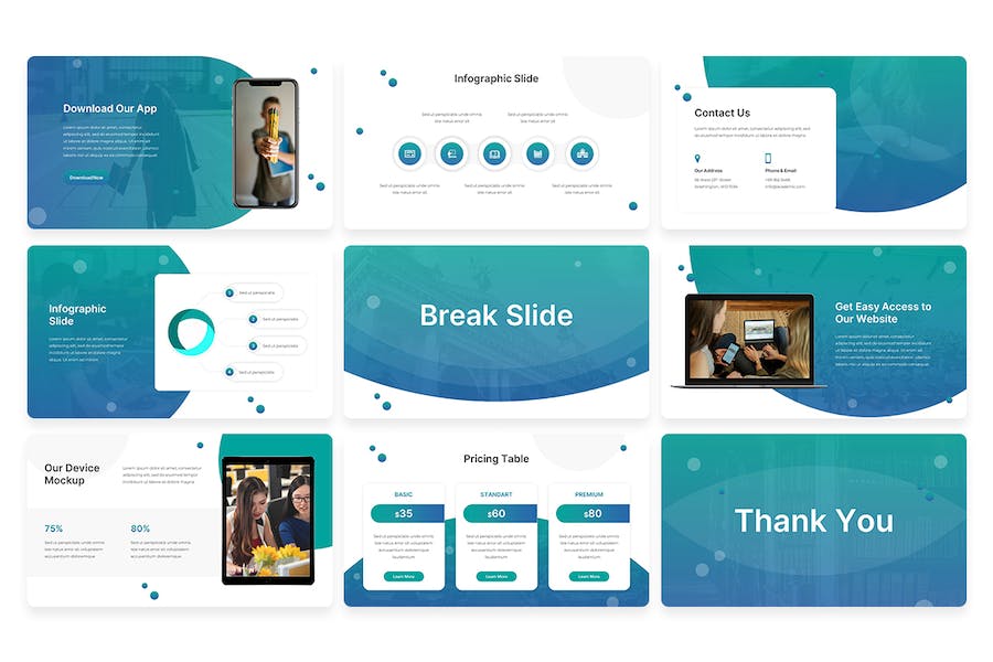 学术研究知识传播教学Keynote模板 - 顶尖PPT