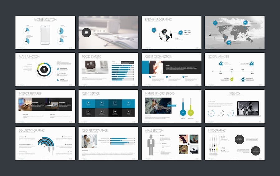 创意简约企业发展公司介绍商务PPT模板 - 顶尖PPT