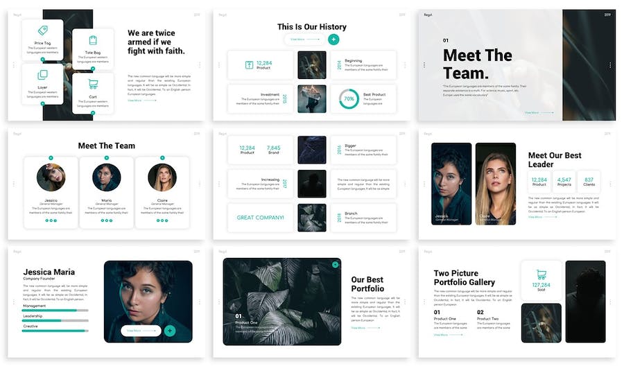 广告设计创意展示运营方案Keynote模板 - 顶尖PPT