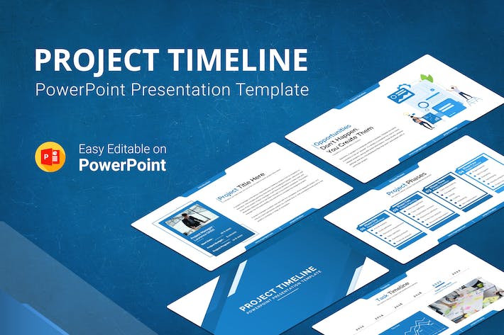 项目时间线报告PPT模板 - 顶尖PPT