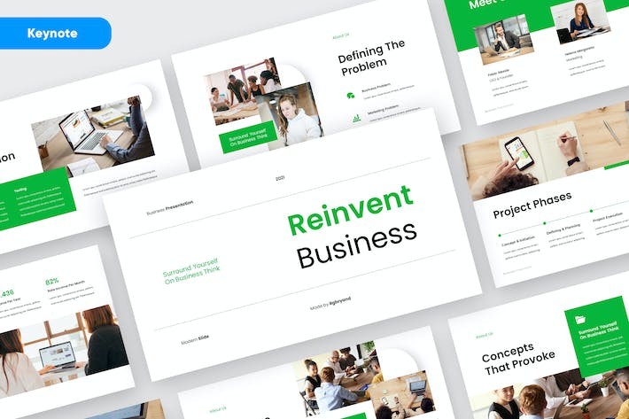 商业推介合作沟通keynote模板 - 顶尖PPT