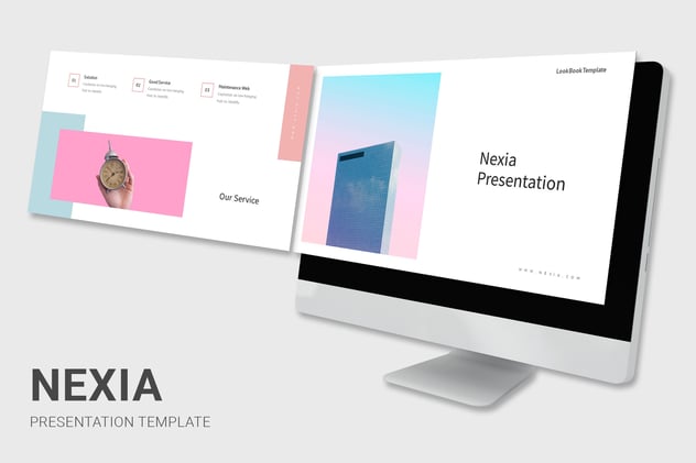 柔和色彩简约风格keynote模板 - 顶尖PPT