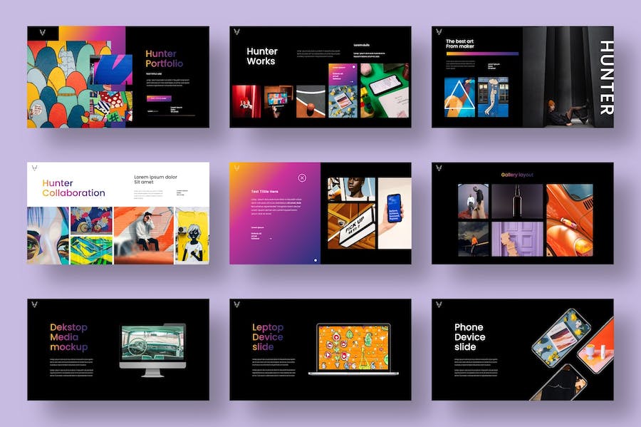 创意品牌营销商务推广展示Keynote模板 - 顶尖PPT