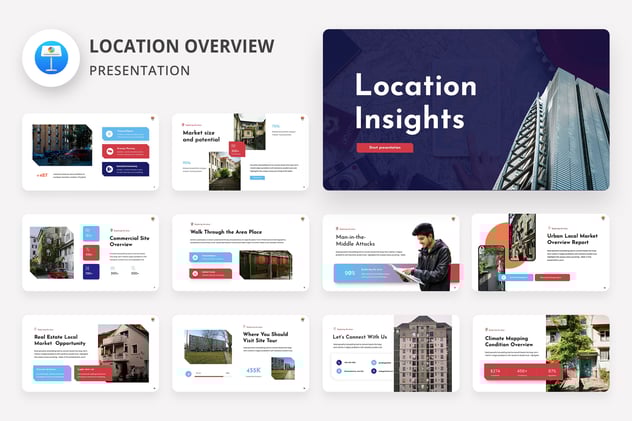 业务概述专业主题讲解Keynote模板 - 顶尖PPT