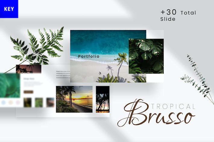 国外旅游度假keynote模板 - 顶尖PPT