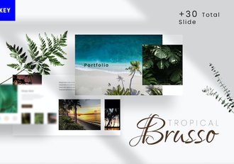 国外旅游度假keynote模板 - 顶尖PPT