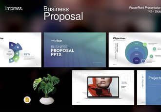 商业提案工作汇报总结PPT模板 - 顶尖PPT