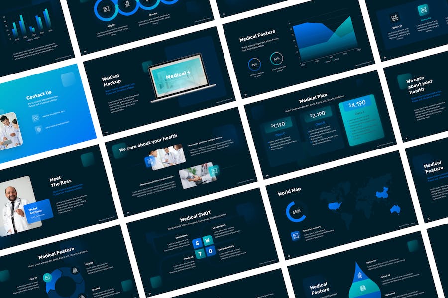 医学卫生知识教育宣传PPT模板 - 顶尖PPT