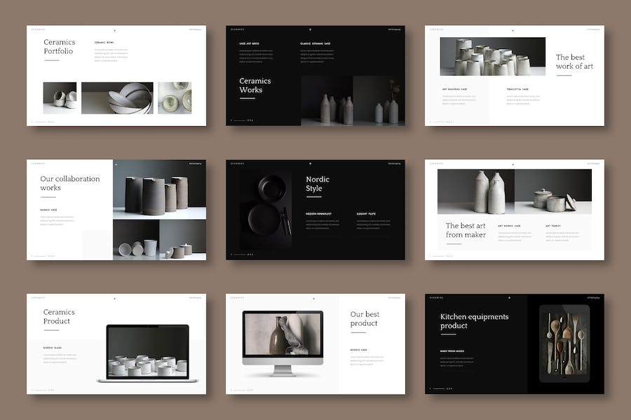 简单简约商务风格PPT模板 - 顶尖PPT