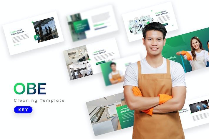 家政公司家庭保洁keynote模板 - 顶尖PPT