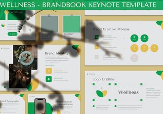 健康品牌形象宣传推广策略Keynote模板 - 顶尖PPT