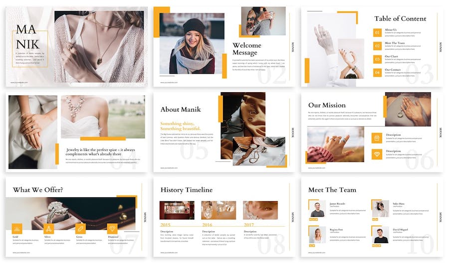 服装配饰产品展示讲述Keynote模板 - 顶尖PPT