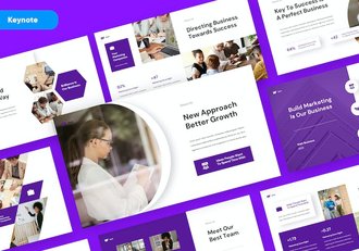 商业营销主题keynote模板模板 - 顶尖PPT