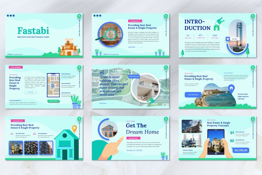 房地产项目销售推介PPT模板 - 顶尖PPT