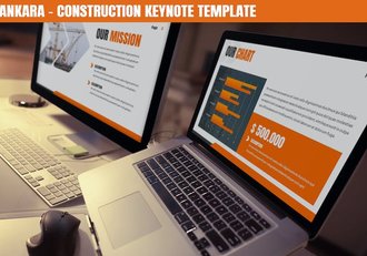 建筑工程施工项目管理规划Keynote模板 - 顶尖PPT
