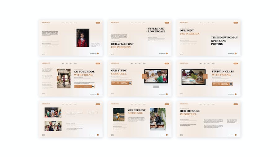 简约大气儿童教育培训主题演讲keynote模板 - 顶尖PPT