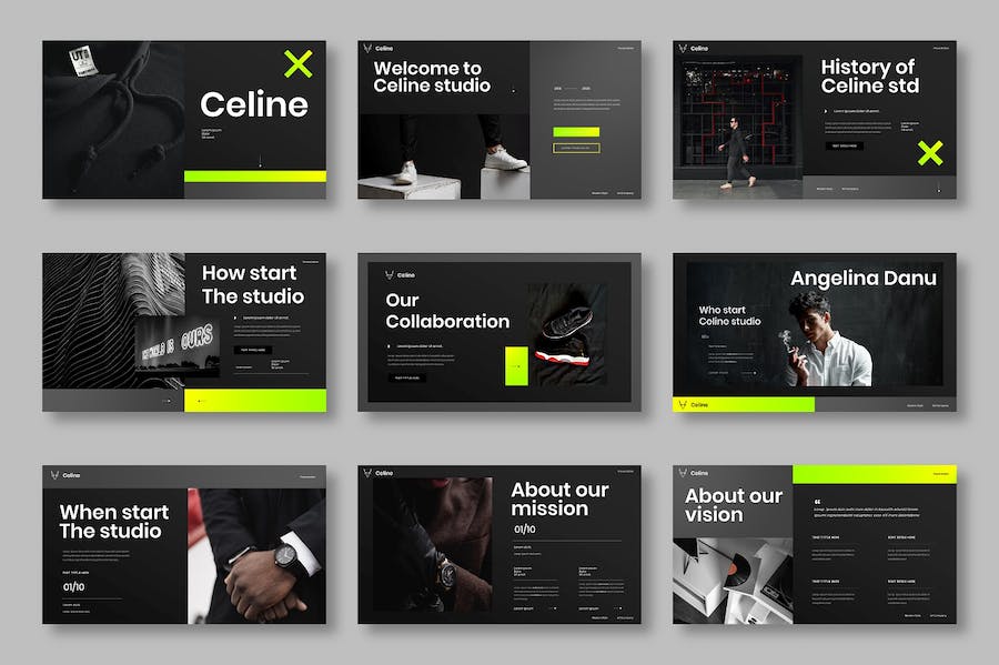 绿色科技商务企业宣传Keynote模板 - 顶尖PPT