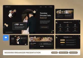 婚礼组织者和活动keynote模板 - 顶尖PPT