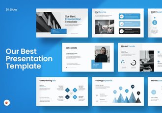 公司团队介绍年终计划总结PPT模板 - 顶尖PPT