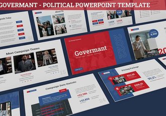 欧美政府政治议会选举PPT模板 - 顶尖PPT