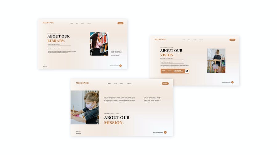 简约大气儿童教育培训主题演讲keynote模板 - 顶尖PPT