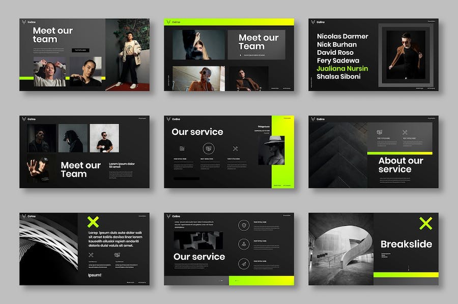 绿色科技商务企业宣传Keynote模板 - 顶尖PPT