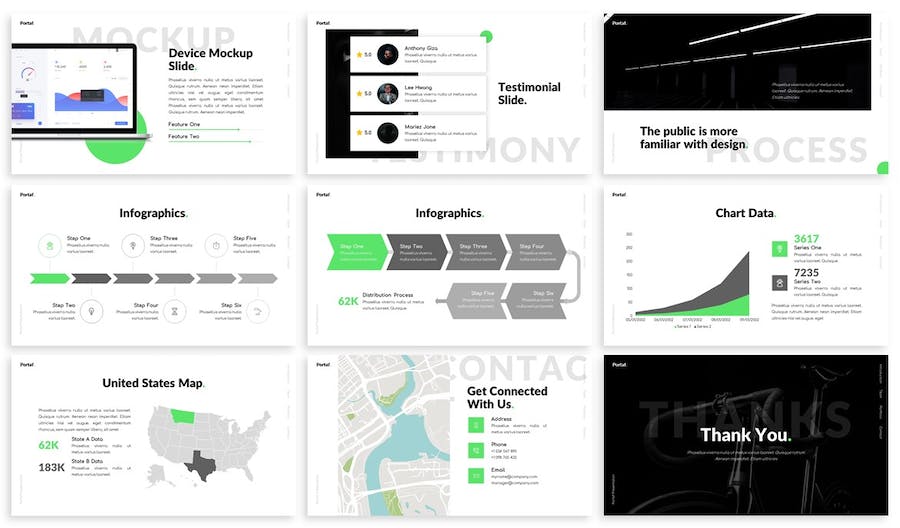 现代设计方案创意表现展示PPT模板 - 顶尖PPT