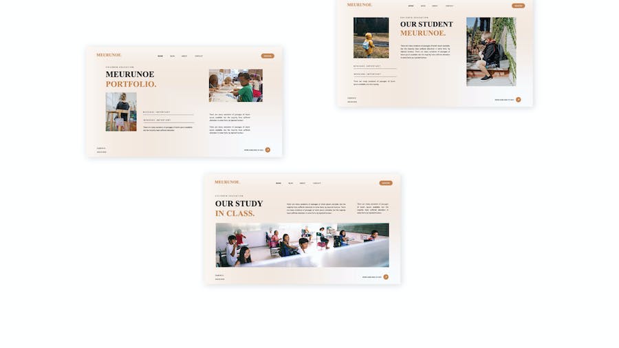 简约大气儿童教育培训主题演讲keynote模板 - 顶尖PPT