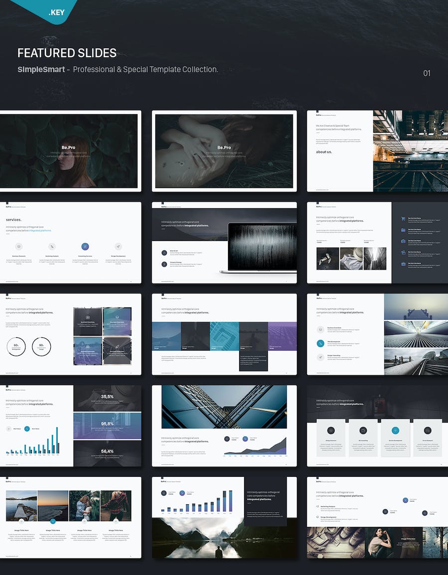 创意业务合作商业计划商务keynote模板 - 顶尖PPT