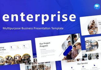 企业多用途业务合作项目会议keynote模板 - 顶尖PPT