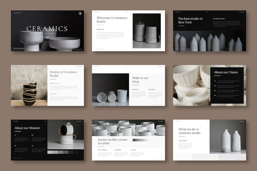 简单简约商务风格PPT模板 - 顶尖PPT