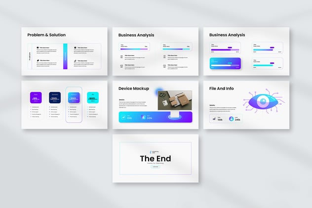 人工智能演示AI PPT模板 - 顶尖PPT